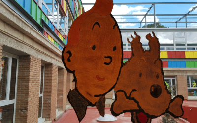 Popeye y Tintín tienen la culpa, Día del Libro en Escuela Ideo