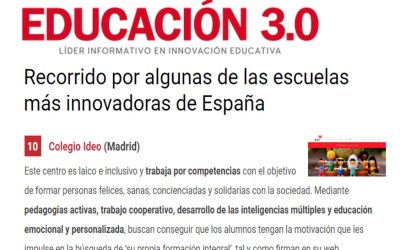 Educación 3.0 – Las escuelas más innovadoras de España